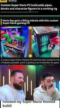 Un PC custom sur le thème de Super Mario !