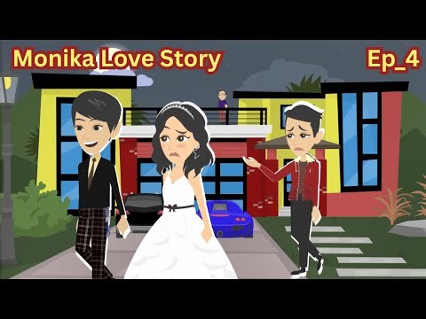 Monika Love Story Ep 4 || English Animated Story || Learn English || Improve Your English