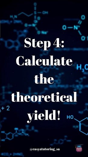 Calculate % yield in 5 easy steps!