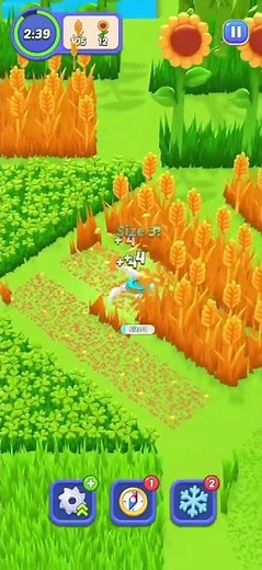 🌿 Can You Cut Every Blade? ✂️ Most Satisfying Grass Cutting Game #shorts