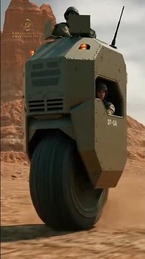 Future Soldier on a Monowheel Tank – Insane Military Concept Vehicle
