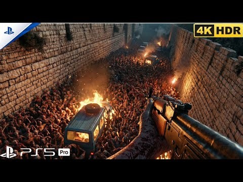NO WAY OUT! 10,000 Zombies vs ME Jerusalem (PS5PRO) ULTRA Realistic Graphics | World War Z 4K60FPS
