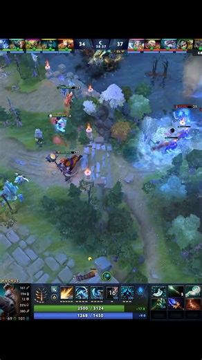 Magnus RP Highlight: 3-Man Catch ➜ Teamwipe 🎯 | Dota 2 Shorts