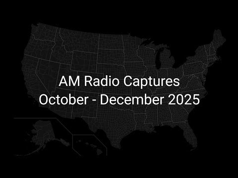 Assorted AM Radio station IDs (October - December 2025)