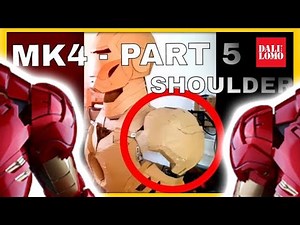 Cardboard Iron Man Part 5 - Shoulder