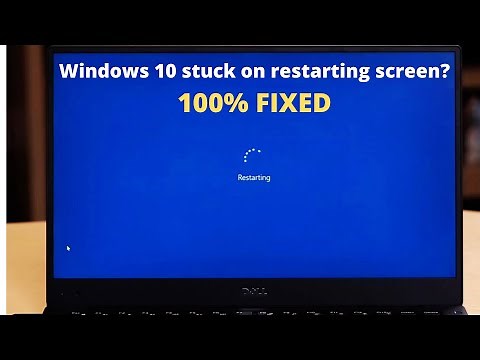 How to Fix WINDOWS 10 stuck on restarting screen LAPTOP || Windows10 gets stuck at restarting screen