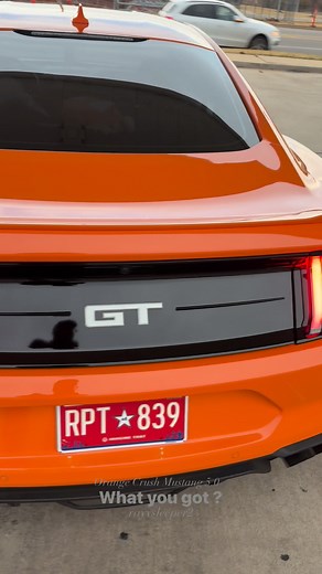 79 reactions | On the road in #edmond okc #orange crush #mustang #mustanggt pulls up in #okc #cars | Ray Sleeper | Facebook