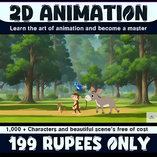 • DIGITAL FLY 🔸🔸 on Instagram: "🚀 Turn Your Creativity Into a Career! Learn 2D Animation from scratch with our step-by-step online course. 🎨 Master industry tools 📜 Get Certified 💼 Open doors to freelance & job opportunities ✨ No prior experience required – just your passion!"