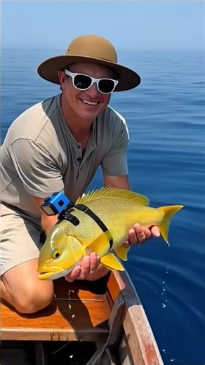 Fish with a GoPro: Exploring a Sunken Shipwreck! 🐟🚢#FishPOV