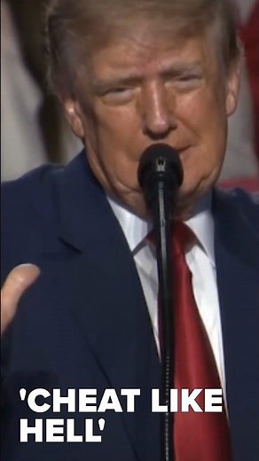 Trump asks convention attendees to pledge to vote whether they are registered or not