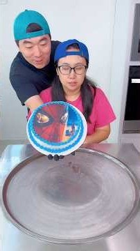 Spiderman cake vs Prime drink ice cream challenge!🍨 #SpiderManBrandNewDay by Ethan Funny Family