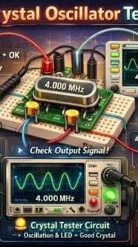 Crystal oscillator testing