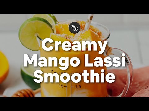 Creamy Mango Lassi Smoothie | Minimalist Baker Recipes