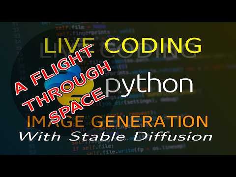 A Flight in Space: Live Stream CPU Only Image Generation by FlaskArchitect