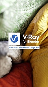 We listen and deliver. 🙌 So far, only people running Blender 4.2 could test the V-Ray integration, but our last survey showed that many of you requested V-Ray support for Blender 4.3. With today's update the wait is finally over! You can now experience V-Ray in Blender 4.3. 🎉 We're opening up the Blender beta testing to an even larger number of people and we can't wait to hear your feedback. Are you ready to join? Sign up and download here 🔗 : bit.ly/vray-blender-sign-up-download | V-Ray Arch