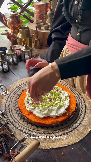 42K views · 700 reactions | عيش السرايا المصري Desserts form a crucial part of Egyptian cuisine. Desserts in Egypt are used in festivals not just celebrated now but since ancient times. The festivals dessert menu basically consisted of raising bread, sweet bread, fried pastries, honey cakes, and sweetmeats. | Marwa Elsiguiny | Facebook