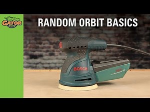 How to Use a Random Orbital Power Sander : The Basics