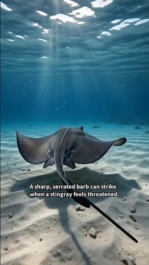 Why Stingrays Are More Dangerous Than They Look 😳 | Deadly Ocean Animals