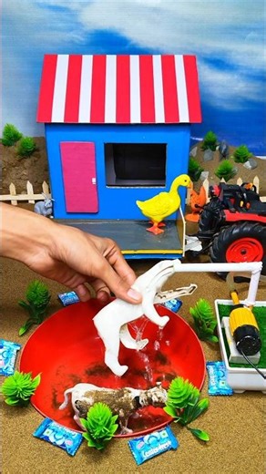 Mini Tractor & Mini Water Pump | DIY Farming Machine #shorts #ytshorts #shortsfeed