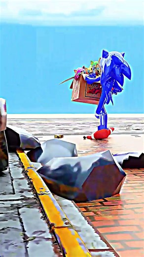 The Sad Story of Blue Sonic Mascot: A City Alleyway Mystery #SadStory #BlueMascot
