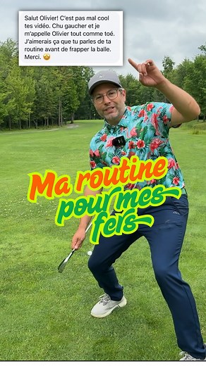 Ma routine pour frapper un fer de golf (J’ai aussi la version YouTube!) #golf #swing #irons | Olivier Pratte Golf