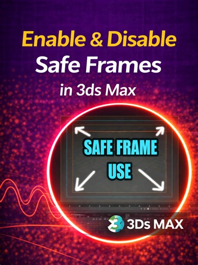 How to Enable and Disable Safe Frames in 3ds Max; In this video, I demonstrate how to enable and disable Safe Frames in 3ds Max. You’ll learn how to use Shift F to toggle Safe Frames and Alt B to adjust Action Safe, Title Safe, and User Safe settings. This quick tutorial is useful for animation and video rendering workflows. #3dsmax #easyway #tipsandtricks #3d #interiordesign