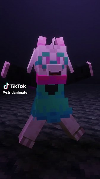 Deltarune Dance Animation in Minecraft Universe