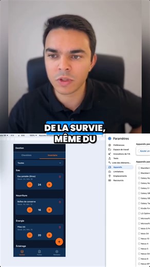 Créer une app complète en quelques heures grâce à lIA (vibe coding) #IA #VibeCoding #NoCod #shorts
