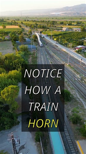 How Do Train Horns Get SO LOUD? The Compressed Air Secret! 🚂 #shorts