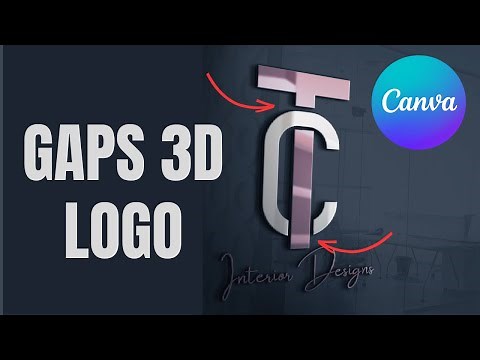 Create 🧩 Interlocking Letter LOGO design with Canva - 6 Steps
