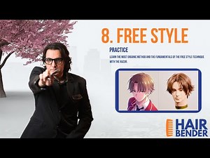 8 CLASS / FREE FORM / RAZOR HAIRCUT (read the description and make a PDF photocopy)