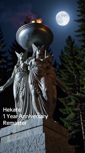 We've just released a remaster of our song dedicated to Hekate. Check it out on most streaming platforms. Hail Hekate! 🖤🖤🖤