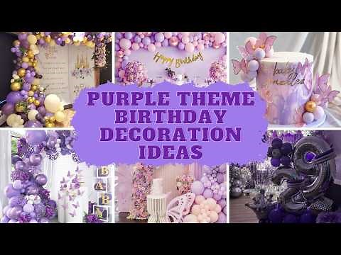 117+ Purple Birthday Decoration Ideas at Home Lavender Luxe! 💜 DIY Purple Theme Party 2025