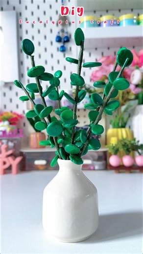 Diy Eucalyptus Plant Craft💚💚#shorts #viralshort #reuse #diy #handmade #crafting #trending