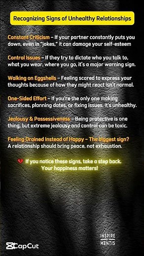 Recognizing Signs of Unhealthy Relationships