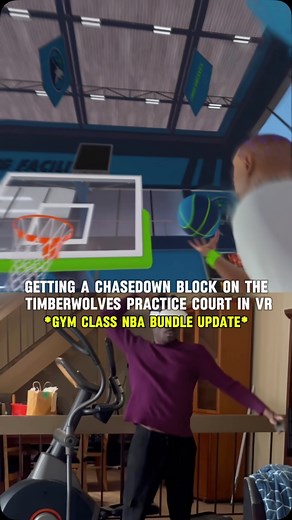 Gym Class on Instagram: "The GC NBA bundle lets you play on both NBA practice courts and NBA arena courts in VR!! #gymclassvr #vrbasketball #gcnbabundle #basketball #gymclassvrcommunity #vr #metaquest #basketball🏀 #gymclasscommuity #sportsgaming @timberwolves"