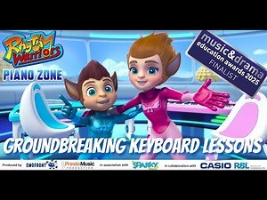Rhythm Warriors Piano Zone Keyboard lessons for children aged 4 to 7