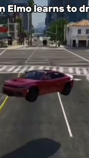 When Elmo learns to drive
