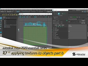 How to Apply Textures on Objects in Maya? | Autodesk Maya Essentials Series | Lesson 10/13 - Part B