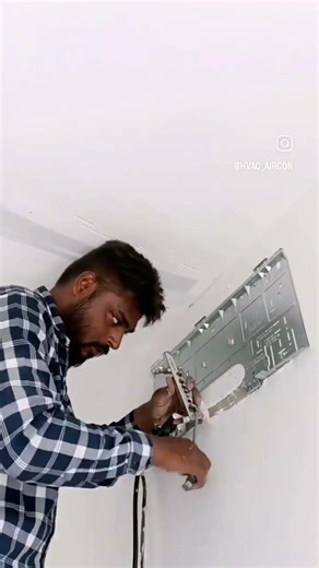 Hvac_Aircon -Split ac installation #daikin #daikinac #hvactechnician #splitacinstallation #hyderabad