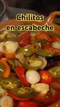 Chilitos en escabeche en casa #dieta