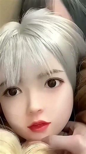 Behind the doll facial painting workshop process