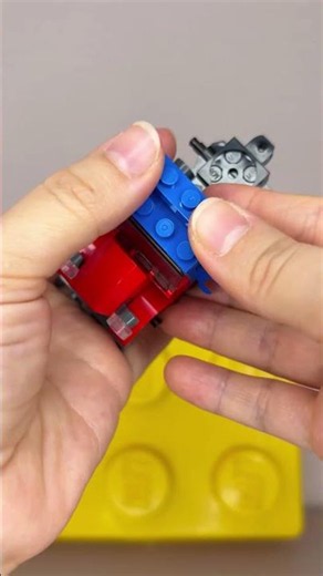 How to Build a Mini LEGO Optimus Prime Truck! 🚚🔥 #LEGO #Transformers #OptimusPrime #LEGOTutotial