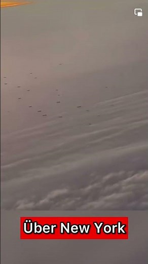 Im Luftraum über New York erschienen kürzlich zahlreiche Alien Schiffe #alien #ufo #shorts