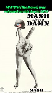 M*A*S*H (The movie) was released on this day in 1970. Are you a fan? I only watched it after I had watched the Tv series and I didn’t care for the movie. I might appreciate it more as an adult, I’ll have to watch it again. | Retroblastfromthepast