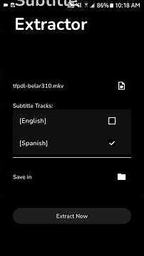 2 Apps para extraer subtitulos de videos en MKV en Android.