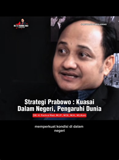 Pelajari strategi jitu Prabowo dalam memperkuat kekuasaan domestik, menyeimbangkan kekuatan politik, dan membangun dukungan masyarakat. Temukan bagaimana ia belajar dari sejarah untuk mengamankan posisi di panggung internasional. #Global #PrabowoSubianto #KekuasaanPolitik #PolitikNasional #MasaDepanIndonesia