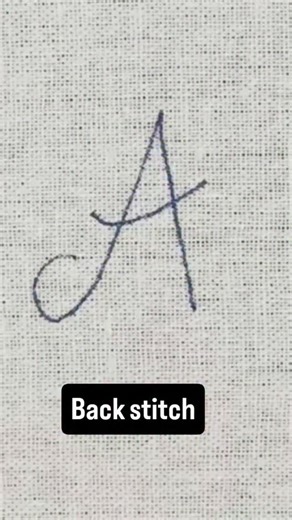 little art gallery 💙 on Instagram: "Back stitch Chain stitch Split stitch Tutorial ❤️ . . #embroidery #stitches #embroideryworkshop #learnembroidery #chainstitch #splitstitch #backstitch #creativity #learnembroidery #reelsinstagram #reelitfeelit #trendinggifts #viralvideos"