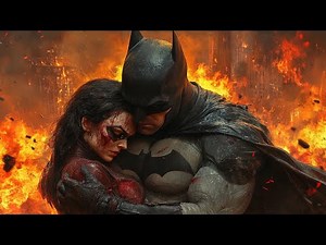 Batman fights for Catwomans life - Gotham city on fire