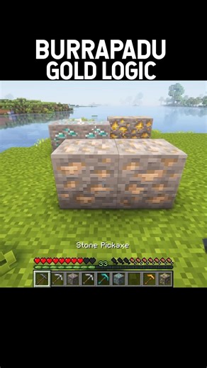 Gold Pickaxe tho Gold Mine Avvadhu 😳 | Minecraft Telugu